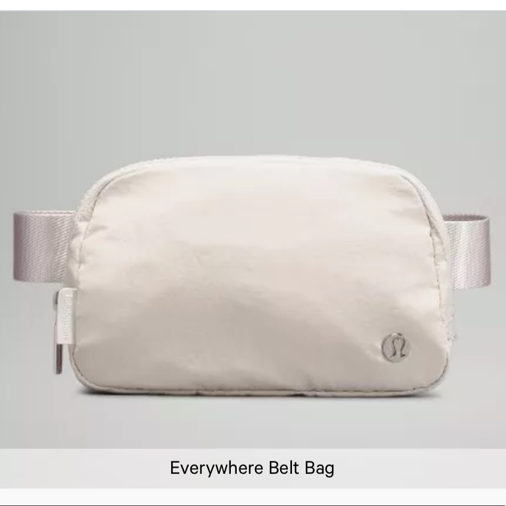 NWT Lululemon Everywhere Belt Bag White Opal